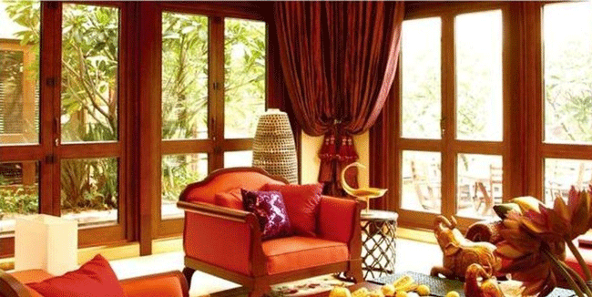 铝包木门窗较大的特性是：隔热保温、环保节能、抗沙尘