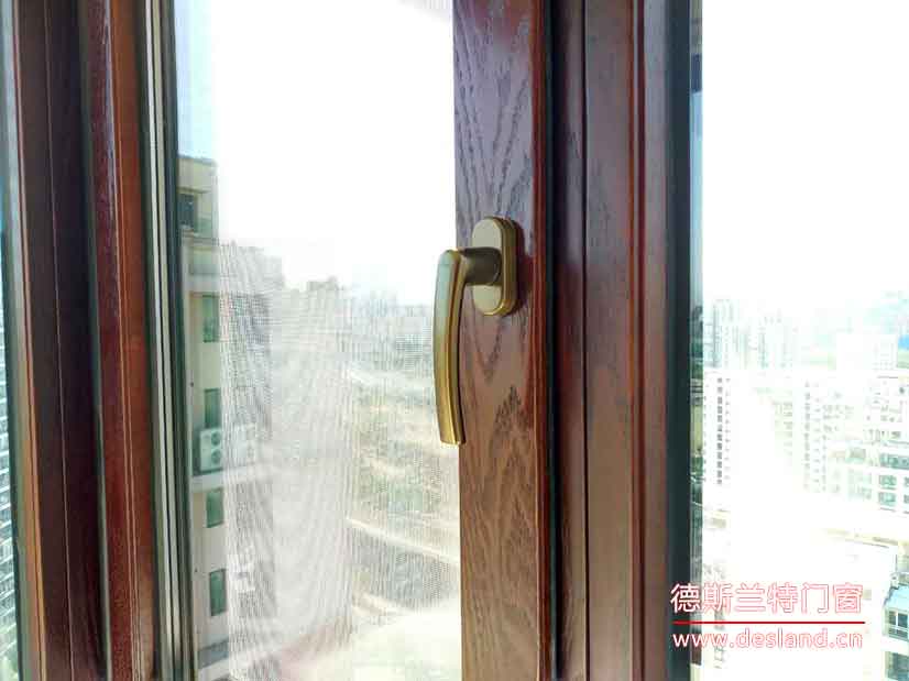 铝包木门窗.防沙尘、抗气压